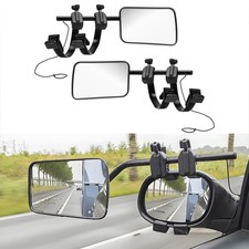 Flat caravan towing mirrors - flat,