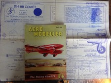 Plan for D.H.88 comet scale control line + Aeromodeller article