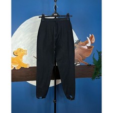 Vintage Saporitta Black Stirrup Trousers – Size 12 – Good Used Condition