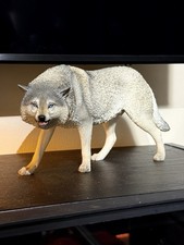 1/6 White Wolf Statue Animal