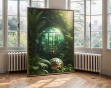 Retro Green Rainforest Disco