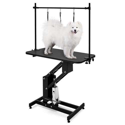 Hydraulic dog grooming table - dog,