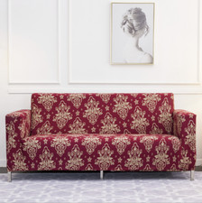 1/2/3/4 Seater Elastic Sofa Covers Slipcover Settee Stretch Soft Fabric Easy-fit