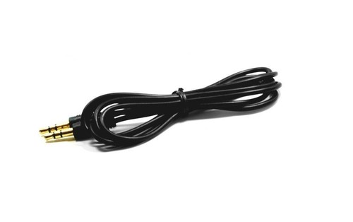 Gold plated audio cable wired - gold,