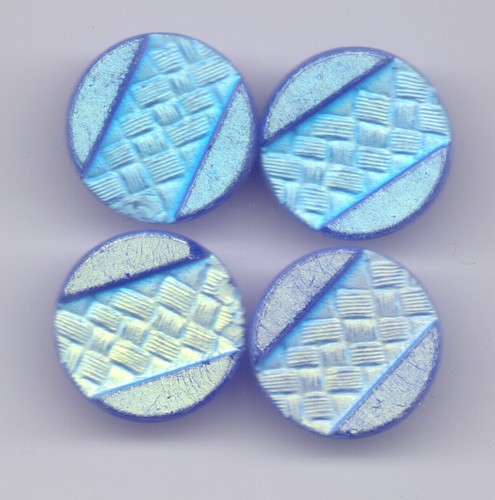 Glass vintage buttons - 4,