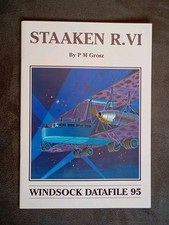 Windsock Datafile 95 Staaken R.VI  P M Grosz Paperback Book  Free UK Post