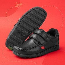 Kickers Boys Shoe Black Easy
