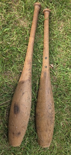 Pair old vintage - of,