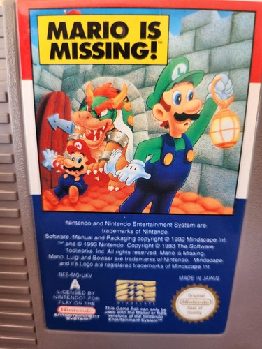 Mario missing nintendo - missing!,