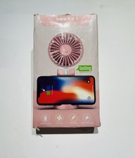 Handheld Fan Portable Fan, USB Rechargeable Battery 3 Speeds Travel Fan White