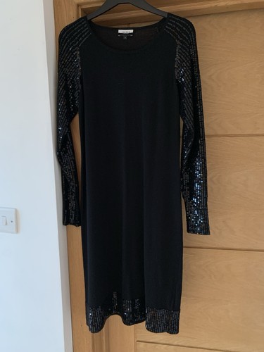 Jaegar black sequin wool - sequin,