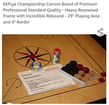 carrom boardEkPuja Championship Carrom Board of Premium Professional Standard Q.