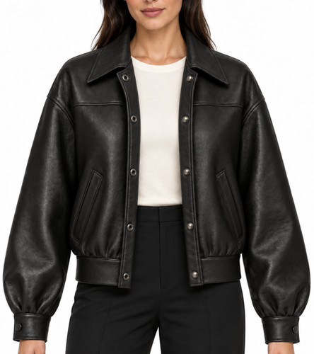 Women black genuine - black,