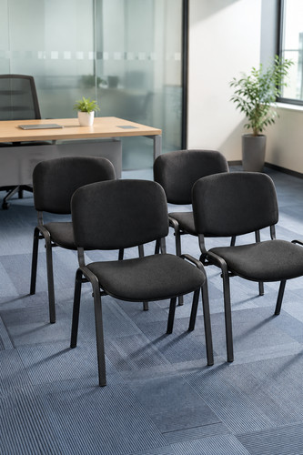 Black comfortable chair - black,