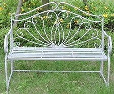 Foldable Metal Garden Bench
