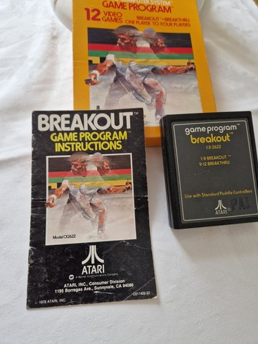 Atari 2600 pal breakout - atari,