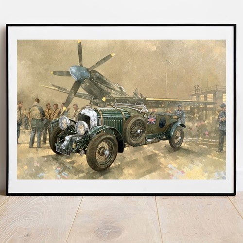 Bentley and spitfire art - and,