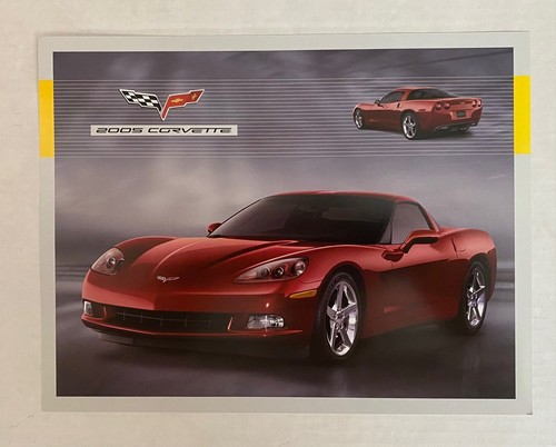 2005 corvette information card - corvette,