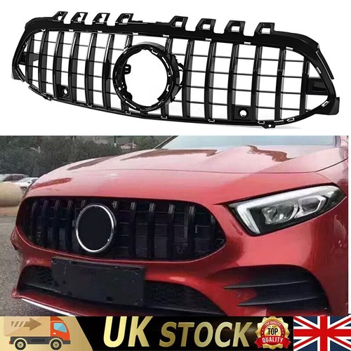 Front grille black - front,