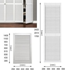 Wooden louvered door - louvered,
