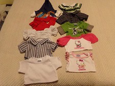 COLLECTION OF MIXED, USED '' BUILD A BEAR '' CLOTHES ETC.  LAST SELECTION LEFT .