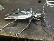 Handmade Welded Steel Beetle (Titanus Gigantius) Sculpture