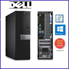 Dell SFF Desktop PC Intel Core i7-6700 @3.6GHz 16GB RAM 512GB SSD Windows 11 Pro