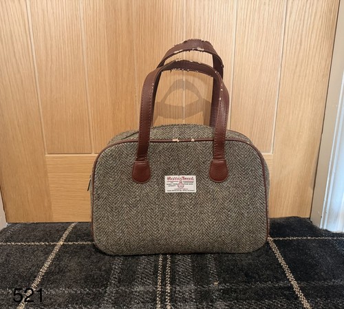 Harris tweed bowling - bowling, handbag