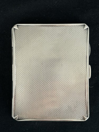 Sterling silver cigarette case - silver,