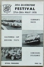 SILVERSTONE 27-28 May 1978 MG