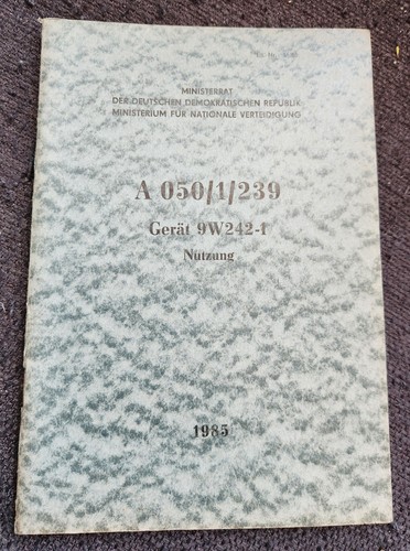Nva 050 239 unit - dv, 050/1/239