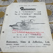 Ransomes no3/4 Unitrac