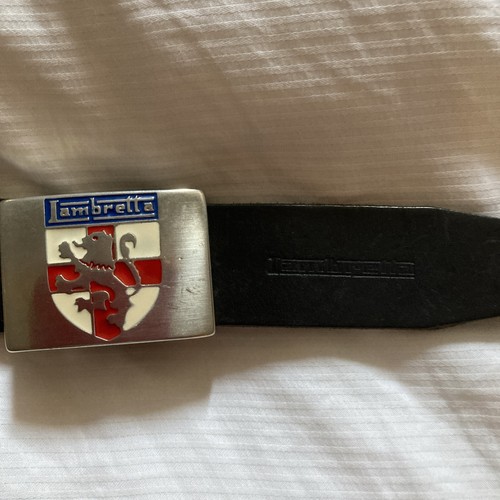 Lambretta men leather belt - lambretta, men's