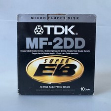 10x TDK Floppy Disks MF-2DD