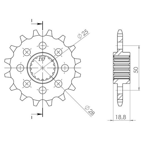 Sprocket p525 z15 - -,