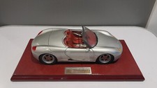 Gwilo 1/18 Scale Porsche Boxster On Stand - Silver - READ DISCRIPTION