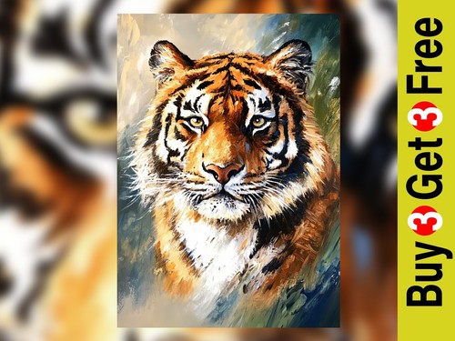 Majestic tiger portrait - majestic,
