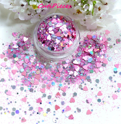 Nail art glitter - nail, *pink