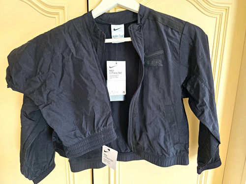 Nike black tracksuit piece - nike,