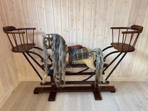 Lines rocking horse end seats - lines,
