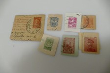 7 Russia Russian 1800s - 1900s vintage franking labels /postage stamps postal