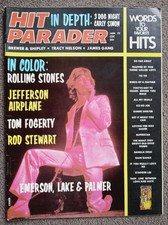 HIT PARADER (Jan 1972) Rolling Stones ELP Rod Stewart James Gang Tom Fogerty
