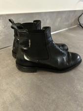 Russell & Bromley Black Leather Ankle Boots Women Size 6