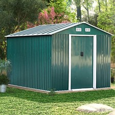 8x8 FT Peak Roof Steel Storage