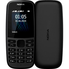 Nokia 105 Unlocked 4th Edition Brand New Dual Sim Black Colour with Free sim