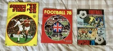 Football Sticker Albums From The 70’s - Rare Football Memorabilia- Soccer Stars