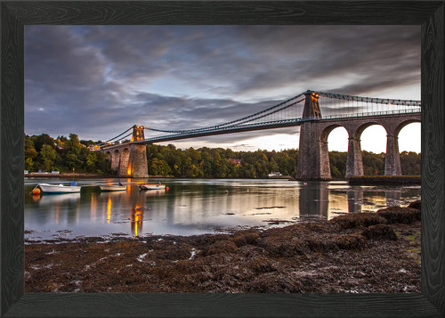 The menai suspension bridge - the,