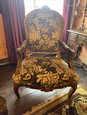 Louis 8th Set of Chairs Gilded Wood
