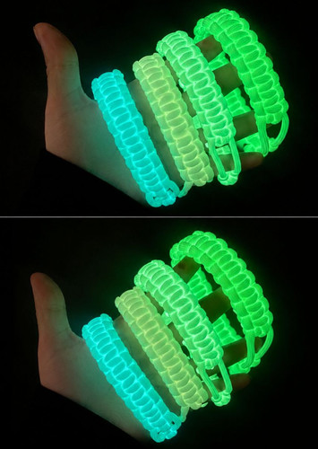 Glow the dark paracord - in,