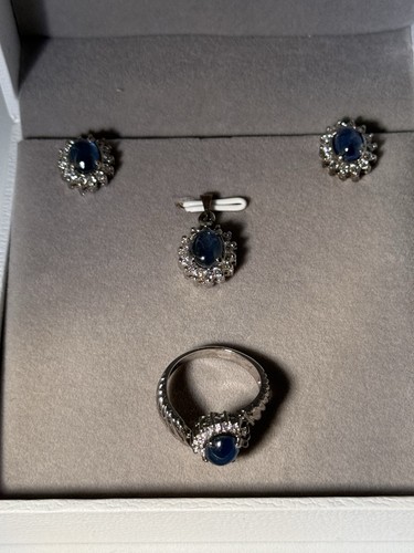 Natural blue sapphire cabochon - sapphire,